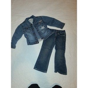 3T girls jeans and jeans jacket